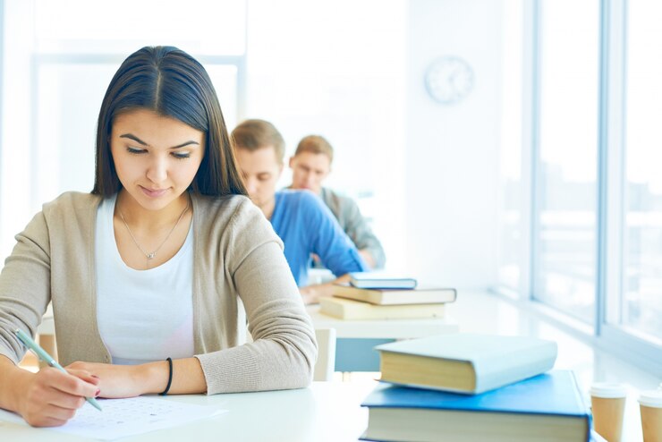 MBA students sitting in classroom