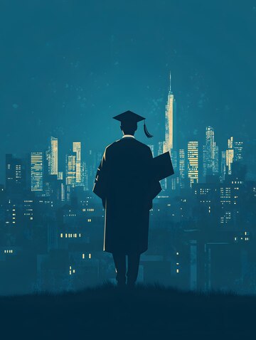A student celebrating holding degree in hand on a convocation occasion